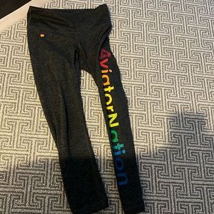 Aviator Nation women’s leggings size xs. Aviator nation written down the side